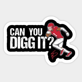 Stefon Diggs Houston Can You Digg It Sticker